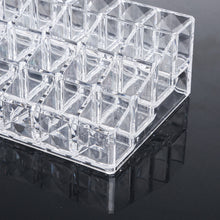 Load image into Gallery viewer, Lipstick Holder, OFRANK 36 Spaces Clear Acrylic Lipstick Organizer Display Stand Cosmetic Makeup Organizer for Lipstick, Brushes, Bottles, and More